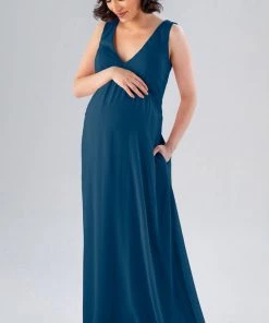 Kennedy Blue Maternity Bridesmaid Dresses Evonne