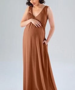 Kennedy Blue Maternity Bridesmaid Dresses Evonne