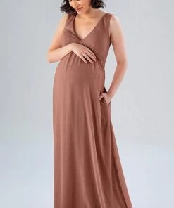Kennedy Blue Maternity Bridesmaid Dresses Evonne
