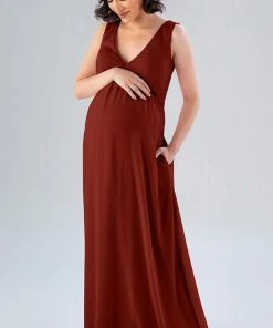Kennedy Blue Maternity Bridesmaid Dresses Evonne