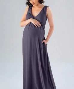 Kennedy Blue Maternity Bridesmaid Dresses Evonne