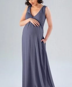 Kennedy Blue Maternity Bridesmaid Dresses Evonne