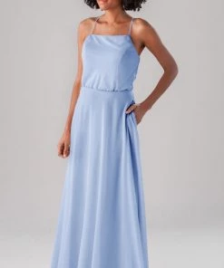 Kennedy Blue Bridesmaid Dresses Fatima