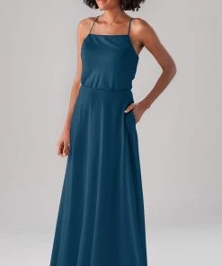 Kennedy Blue Bridesmaid Dresses Fatima