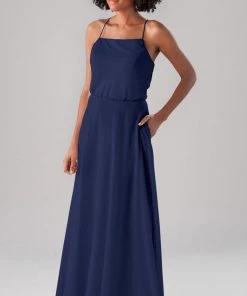Kennedy Blue Bridesmaid Dresses Fatima