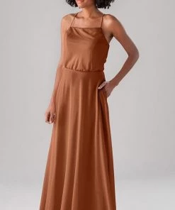 Kennedy Blue Bridesmaid Dresses Fatima