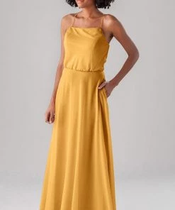 Kennedy Blue Bridesmaid Dresses Fatima