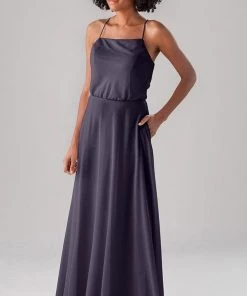 Kennedy Blue Bridesmaid Dresses Fatima
