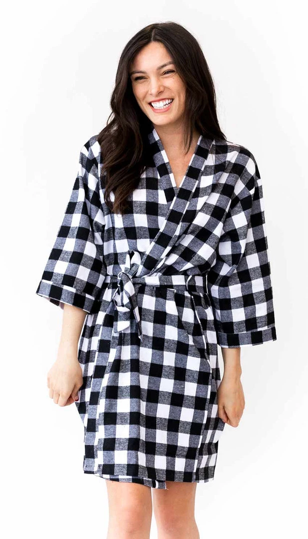 Kennedy Blue Flannel Bridal And Bridesmaid Robes 9 Kennedy Blue Flannel Bridal And Bridesmaid Robes