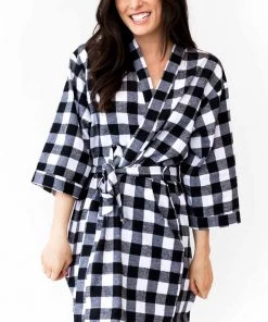 Kennedy Blue Flannel Bridal And Bridesmaid Robes 19 Kennedy Blue Flannel Bridal And Bridesmaid Robes