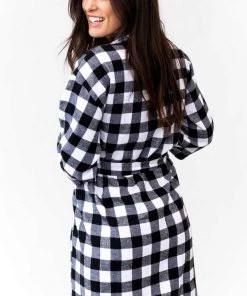 Kennedy Blue Flannel Bridal And Bridesmaid Robes 22 Kennedy Blue Flannel Bridal And Bridesmaid Robes