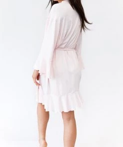 Kennedy Blue Ruffle Bridal And Bridesmaid Robes