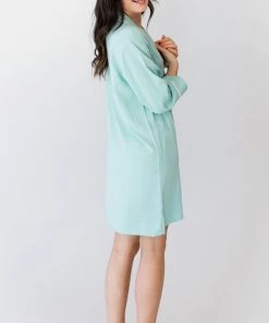 Kennedy Blue Bridesmaid Sleep Shirt Accessories
