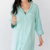 Kennedy Blue Bridesmaid Sleep Shirt Accessories