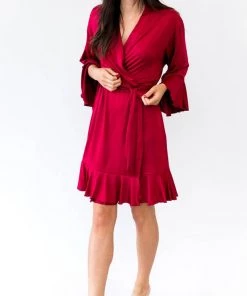 Kennedy Blue Ruffle Bridal And Bridesmaid Robes