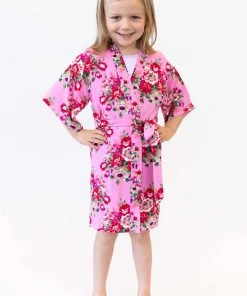 Kennedy Blue Accessories Junior Bridesmaid Floral Robes