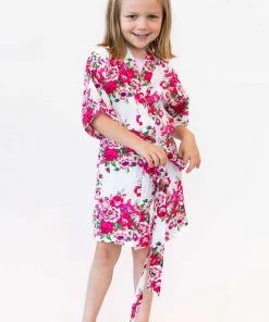 Kennedy Blue Accessories Junior Bridesmaid Floral Robes