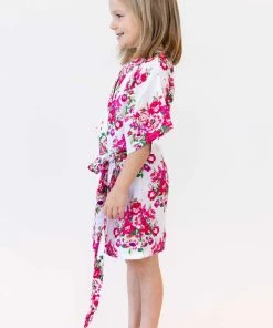 Kennedy Blue Accessories Junior Bridesmaid Floral Robes