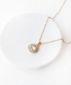 Kennedy Blue Accessories Gold Pendant Necklace