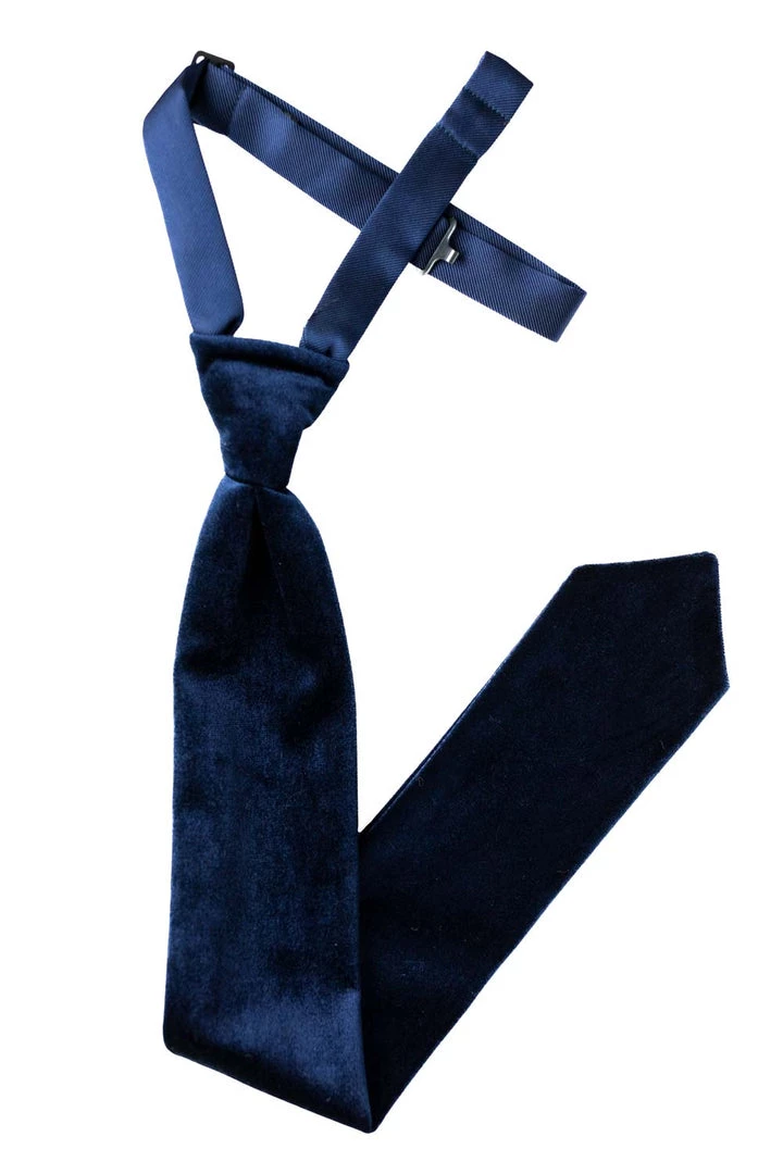 Kennedy Blue Velvet Solid Ties 3 Kennedy Blue Velvet Solid Ties