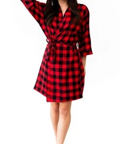 Kennedy Blue Flannel Bridal And Bridesmaid Robes