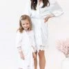 Kennedy Blue Accessories Junior Bridesmaid Satin And Lace Robes