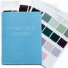 Kennedy Blue Chiffon Fabric Swatch Page Bundle Sale