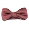 Kennedy Blue Matte Satin Bow Tie