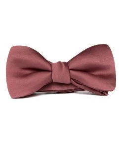 Kennedy Blue Matte Satin Bow Tie