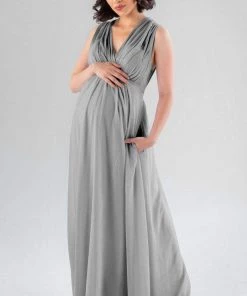 Kennedy Blue Try On Maternity Dresses Sample Misty Size M14