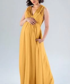 Kennedy Blue Maternity Bridesmaid Dresses Misty