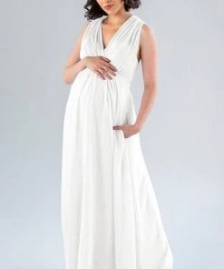 Kennedy Blue Maternity Bridesmaid Dresses Misty