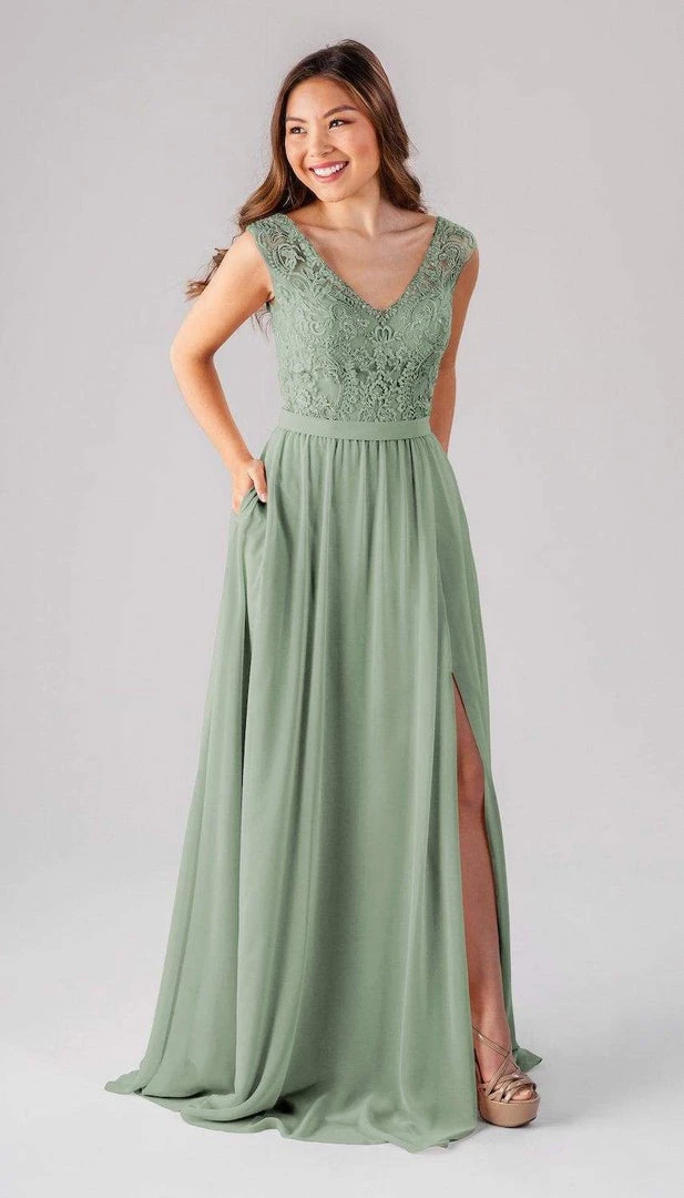 Kennedy Blue Sample Natalie - Beaded Size 00 4 Kennedy Blue Sample Natalie - Beaded Size 00