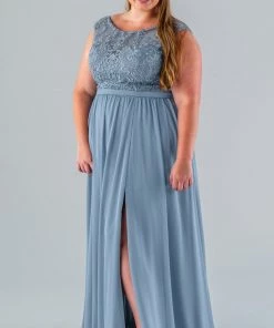 Kennedy Blue Try On Bridesmaid Dresses Sample Jade Size 16