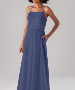 Kennedy Blue Bridesmaid Dresses Fatima