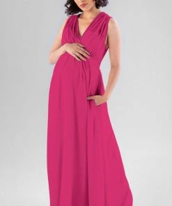 Kennedy Blue Maternity Bridesmaid Dresses Misty