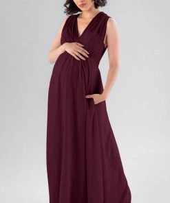 Kennedy Blue Try On Maternity Dresses Sample Misty Size M14