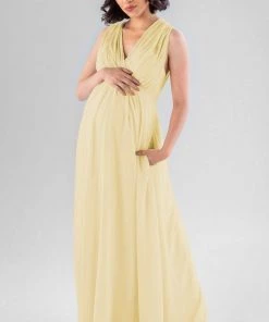 Kennedy Blue Maternity Bridesmaid Dresses Misty