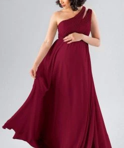 Kennedy Blue Jazz Maternity Bridesmaid Dresses