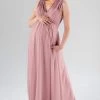 Kennedy Blue Maternity Bridesmaid Dresses Misty