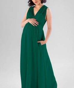 Kennedy Blue Maternity Bridesmaid Dresses Misty