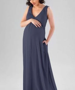 Kennedy Blue Maternity Bridesmaid Dresses Evonne