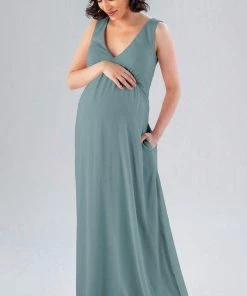 Kennedy Blue Maternity Bridesmaid Dresses Evonne