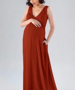 Kennedy Blue Maternity Bridesmaid Dresses Evonne