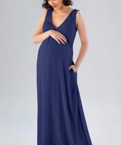 Kennedy Blue Maternity Bridesmaid Dresses Evonne