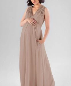 Kennedy Blue Maternity Bridesmaid Dresses Misty