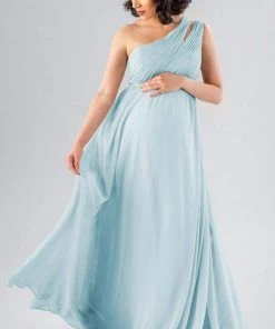Kennedy Blue Jazz Maternity Bridesmaid Dresses