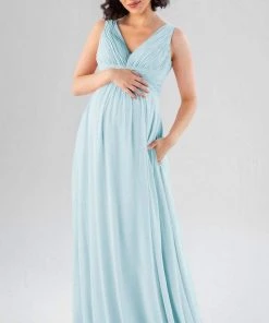 Kennedy Blue Paisley Maternity Bridesmaid Dresses 87 Kennedy Blue Paisley Maternity Bridesmaid Dresses