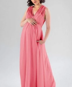 Kennedy Blue Maternity Bridesmaid Dresses Misty