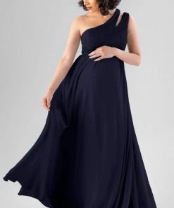 Kennedy Blue Jazz Maternity Bridesmaid Dresses